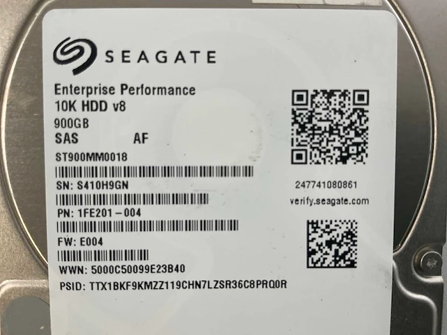 Seagate 20x 900 gb 10k sas (st900mm0018) hdds (20x) - afbeelding 3 van  11