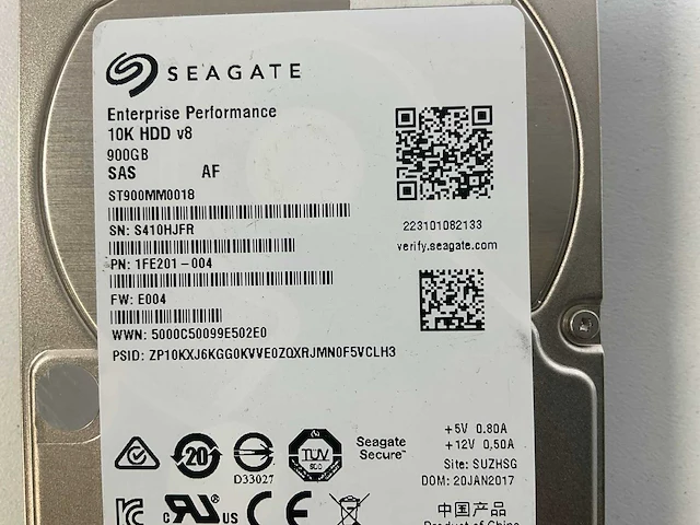 Seagate 20x 900 gb 10k sas (st900mm0018) hdds (20x) - afbeelding 3 van  11