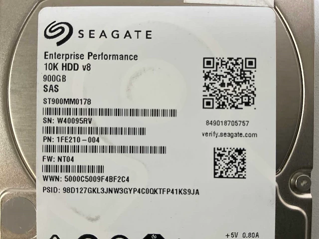 Seagate 21x 900 gb 10k sas (st900mm0178) hdds (21x) - afbeelding 3 van  12