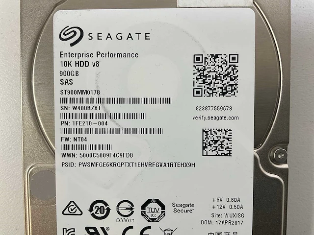 Seagate 21x 900 gb 10k sas (st900mm0178) hdds (21x) - afbeelding 3 van  12