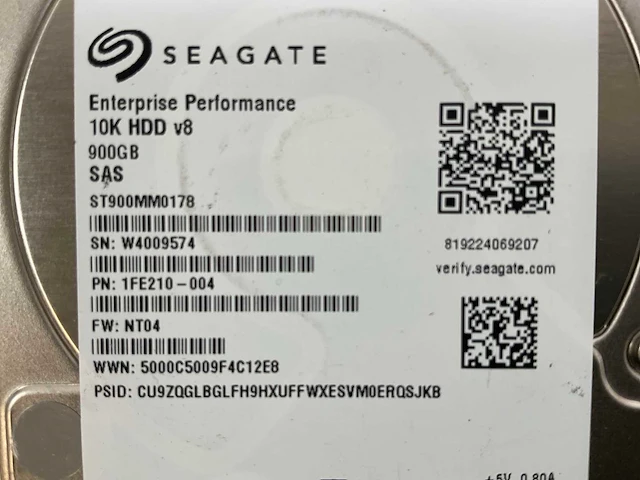 Seagate 21x 900 gb 10k sas (st900mm0178) hdds (21x) - afbeelding 3 van  12