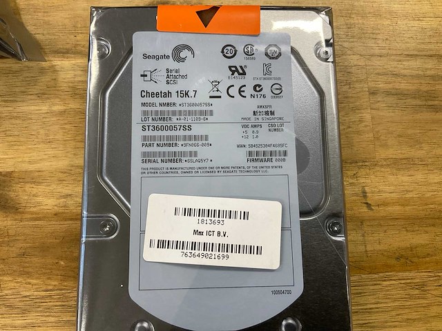 Seagate cheetah 15k.7 harde schijf 600gb - afbeelding 1 van  2
