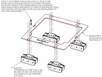Seakeeper 7 - 9 | m8000 adaptor saddle kit - 90258 - afbeelding 1 van  5