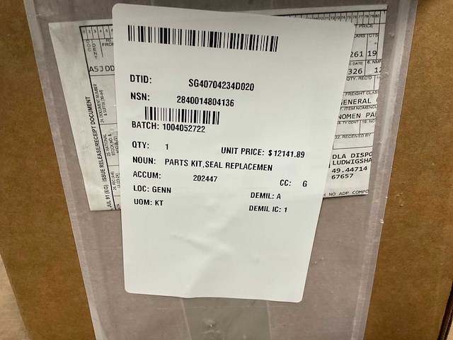 Seal replacement parts kit - afbeelding 3 van  3