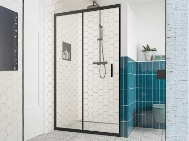 Sealskin acqua 5000 2-delig schuifdeur zwart - afbeelding 1 van  2