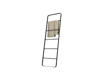 Sealskin brix handdoekladder vrijstaand medium zwart - afbeelding 1 van  2