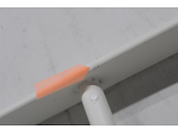 Sealskin brix handdoekrek vrijstaand 155 x 50 cm wit - afbeelding 3 van  3