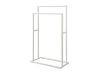 Sealskin carre handdoekrek vrijstaand metaal wit - afbeelding 2 van  2