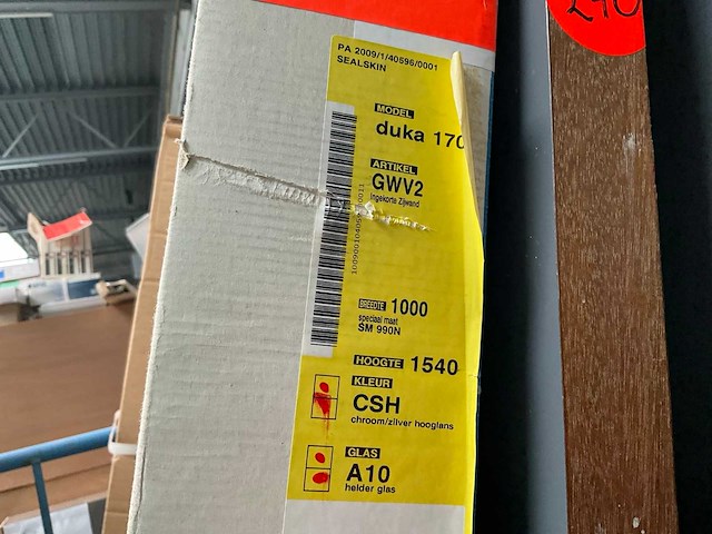 Sealskin duka 1700 ingekorte zijwand - afbeelding 2 van  2