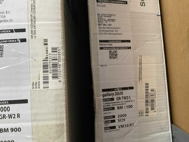 Sealskin gallery 3000 douchecabine mat zwart - afbeelding 2 van  2