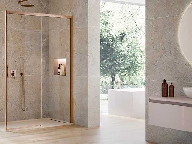 Sealskin natura 4000 brass pearl 170x200cm schuifdeur - afbeelding 1 van  4