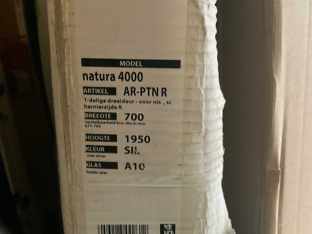 Sealskin natura 4000 nisdeur 70x195 cm - afbeelding 3 van  4