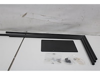 Sealskin tube handdoekrek 3armig vrijstaand geschikt voor 3 handdoeken zwart - afbeelding 3 van  3