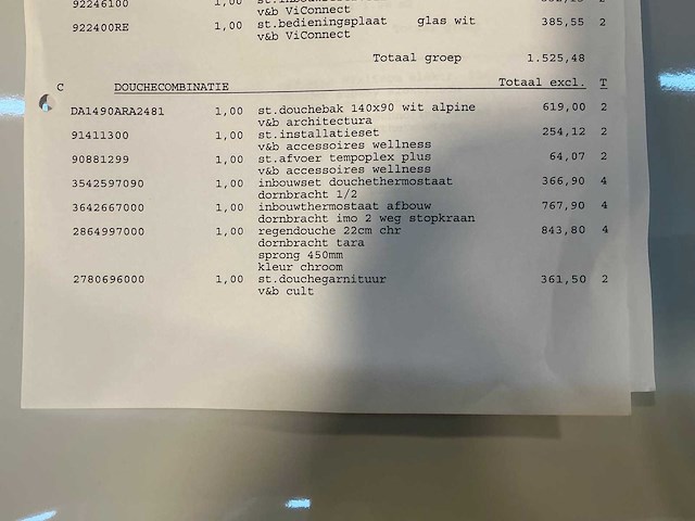 Sealskin / villeroy&boch douchecombinatie - afbeelding 8 van  9