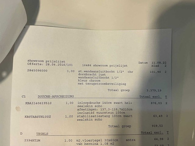 Sealskin / villeroy&boch douchecombinatie - afbeelding 9 van  9