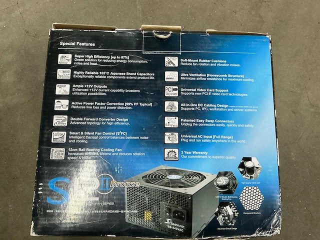 Seasonic - silent fan s12 - computeronderdeel - afbeelding 4 van  4