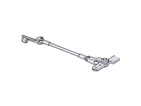 Seastar johnson evinrude tie bar extension plate - ho5030 - afbeelding 2 van  6