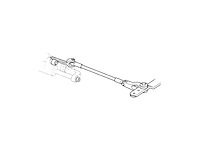 Seastar twin engine tie bar kit for outboard - ho5001 - afbeelding 1 van  3