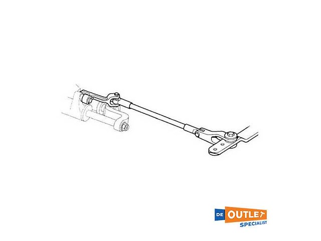 Seastar twin engine tie bar kit for outboard - ho5001 - afbeelding 2 van  3
