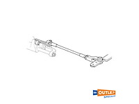 Seastar twin engine tie bar kit for outboard - ho5001 - afbeelding 2 van  3