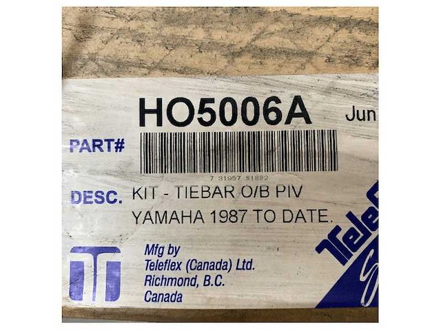 Seastar twin engine yamaha outboard tie bar kit - ho5006a - afbeelding 2 van  2