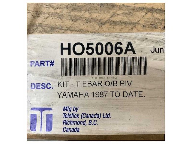 Seastar twin engine yamaha outboard tie bar kit - ho5006a - afbeelding 3 van  3