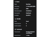 Seat - 2008 - ibiza - 1.4 sport-up - personenauto - afbeelding 16 van  25