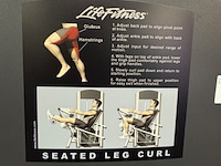 Seated leg curl life fitness, fzslc-50023 - afbeelding 3 van  6