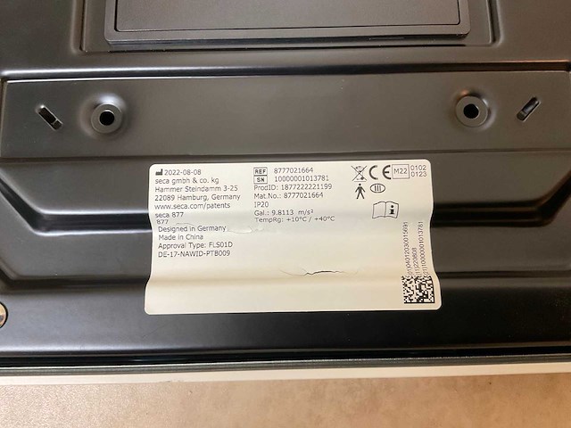 Seca 877 personenweegschaal - afbeelding 4 van  4