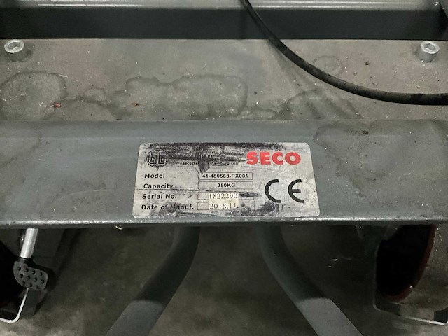 Seco 41-480-568-px001 handmatig hefplatform - afbeelding 7 van  7