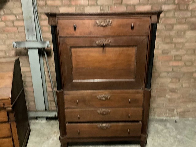 Secretaire neostijl 110x50x155cm - afbeelding 1 van  5