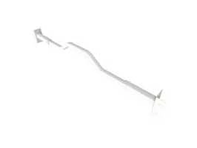 Secubar - barrièrestang combi - 680-870mm in de dag wit - deurbeslag ramen en deuren (2x) - afbeelding 1 van  3