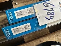 Secubar - barrièrestang twist - 990mm in de dag rvs a2 - deurbeslag ramen en deuren (2x) - afbeelding 3 van  3