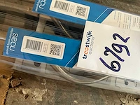 Secubar - barrièrestang twist combi - 910mm in de dag rvs a2 - deurbeslag ramen en deuren (2x) - afbeelding 1 van  3