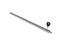 Secubar - schuifpuibeveiliging basic - 1430mm aluminium - deurbeslag ramen en deuren (2x)