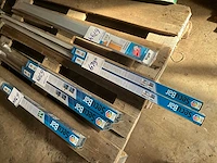 Secubar - schuifpuibeveiliging basic - 1430mm aluminium - deurbeslag ramen en deuren (2x) - afbeelding 1 van  3