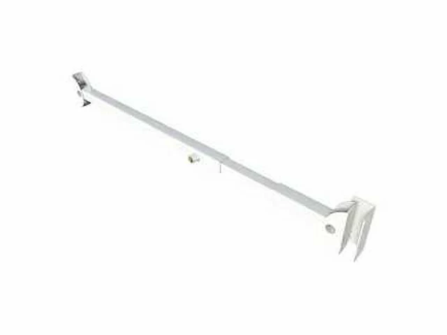 Secubar - schuifpuibeveiliging plus - 1120-1800mm wit - deurbeslag ramen en deuren (2x) - afbeelding 1 van  3