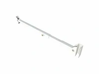 Secubar - schuifpuibeveiliging plus - 1120-1800mm wit - deurbeslag ramen en deuren (2x)