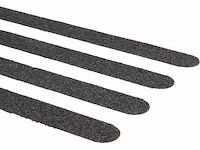 Secucare - anti-slip sticker 19x600mm langwerpig - zwart binnen/buiten - traptrede - afbeelding 2 van  4