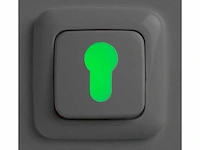 Secucare - glow in the dark sticker voor schakelaar - deurbeslag (4x) - afbeelding 2 van  5