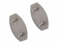 Secucare - voor wandbeugel rvs 2st - lijmbevestigingsplaatje - sanitair (2x)