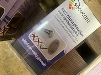 Secucare - voor wandbeugel rvs 2st - lijmbevestigingsplaatje - sanitair (2x) - afbeelding 3 van  5
