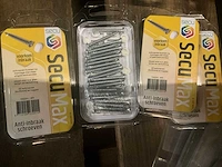 Secumax - anti-inbraakschroef - 4.0x35mm kunststof verzinkt wit - raam en deurbeslag (4x) - afbeelding 2 van  3
