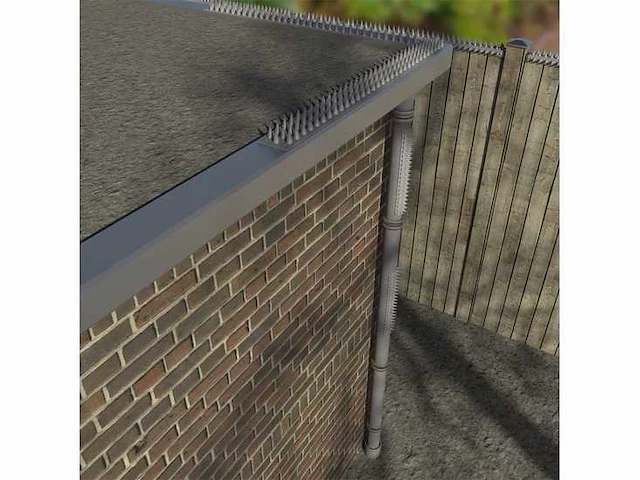 Secumax - anti-klimstrip - 500x45x15mm grijs - raam en deurbeslag - afbeelding 2 van  6
