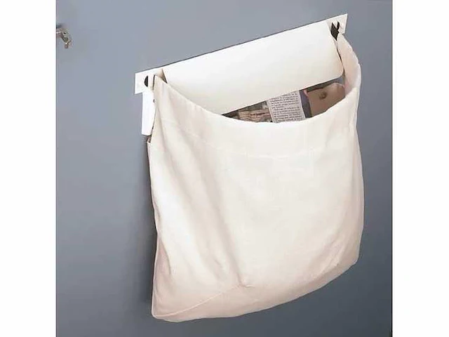 Secumax - brievenbusbeveiliging / postvanger - wit - raam en deurbeslag (2x) - afbeelding 1 van  5