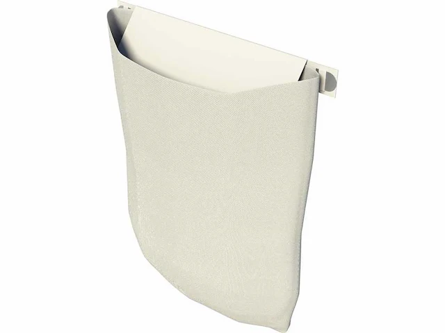 Secumax - brievenbusbeveiliging / postvanger - wit - raam en deurbeslag (2x) - afbeelding 2 van  5