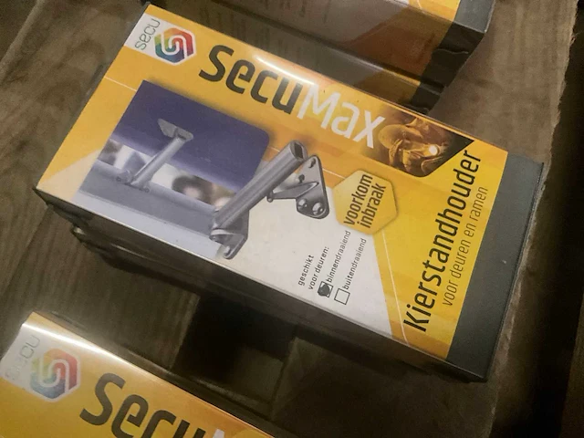 Secumax - kierstandhouder voordeur - binnendraaiend rvs - raam en deurbeslag (2x) - afbeelding 3 van  5