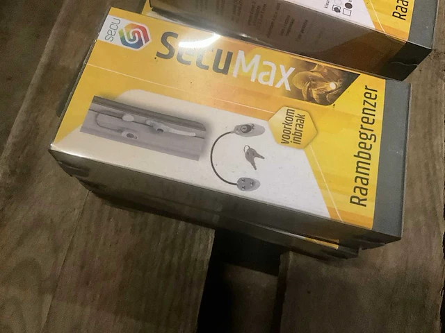 Secumax - raambegrenzer - flex wit - raam en deurbeslag (2x) - afbeelding 2 van  5