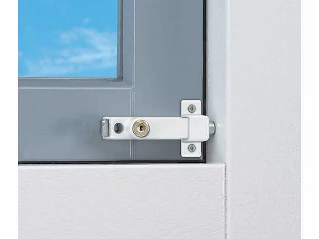 Secumax - raamslot - 806 wit kunststof - raam en deurbeslag (2x) - afbeelding 1 van  6