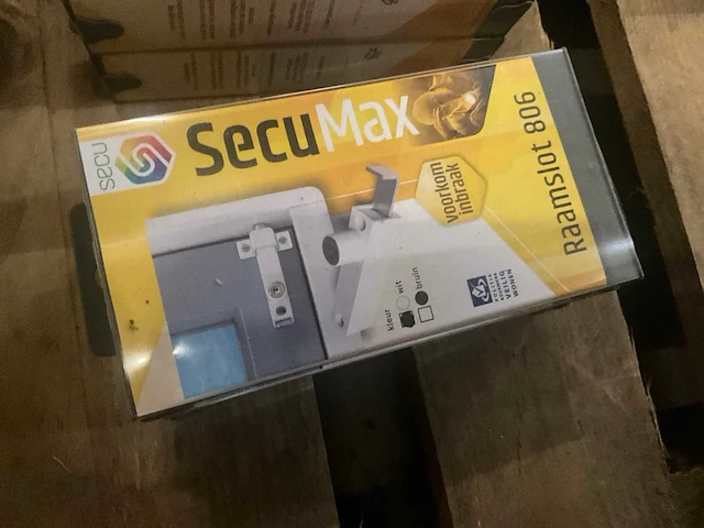 Secumax - raamslot - 806 wit kunststof - raam en deurbeslag (2x) - afbeelding 4 van  6